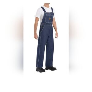 Men's Relaxed Fit Denim Overalls